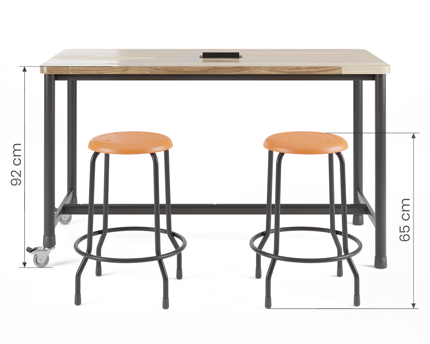 Bancada Maker com banqueta 4415 com medidas